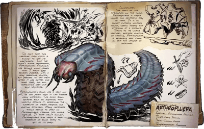 an image of the ARK: Survival Ascended creature/dinosaur Arthropluera