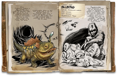 an image of the ARK: Survival Ascended creature/dinosaur Cão-lanterna