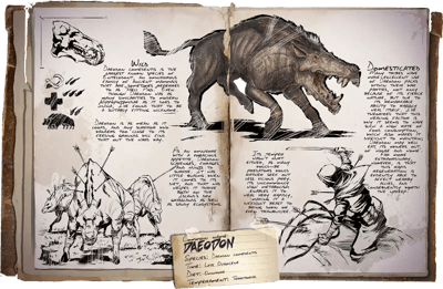 an image of the ARK: Survival Ascended creature/dinosaur Bom