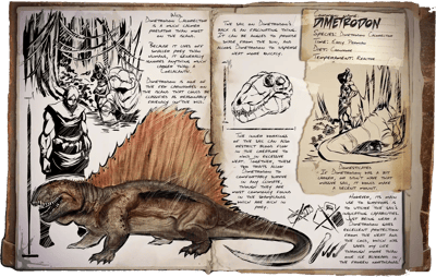 an image of the ARK: Survival Ascended creature/dinosaur Dimetrodonte