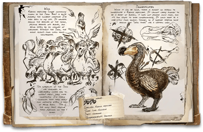 an image of the ARK: Survival Ascended creature/dinosaur Dodo