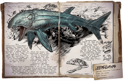 an image of the ARK: Survival Ascended creature/dinosaur Leedsichthys