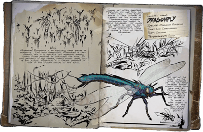 an image of the ARK: Survival Ascended creature/dinosaur Méganeura