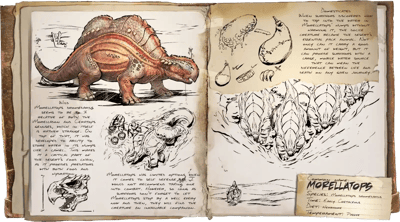an image of the ARK: Survival Ascended creature/dinosaur Morellatops