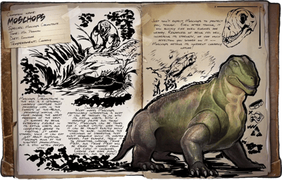 an image of the ARK: Survival Ascended creature/dinosaur Moschops