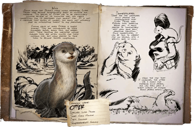 an image of the ARK: Survival Ascended creature/dinosaur Loutre