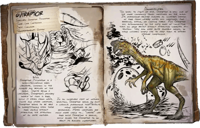 an image of the ARK: Survival Ascended creature/dinosaur Oviraptor