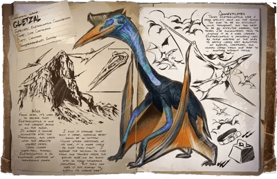 an image of the ARK: Survival Ascended creature/dinosaur Quetzal
