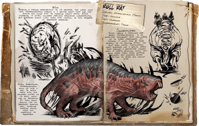 an image of the ARK: Survival Ascended creature/dinosaur Rat des profondeurs