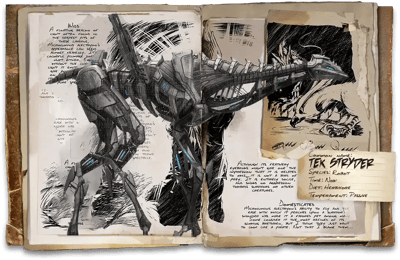 an image of the ARK: Survival Ascended creature/dinosaur Tek Warrior