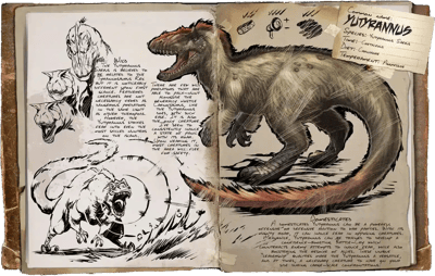 an image of the ARK: Survival Ascended creature/dinosaur Yutyrannus