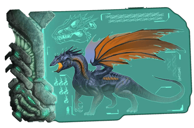 an image of the ARK: Survival Ascended creature/dinosaur Dragon