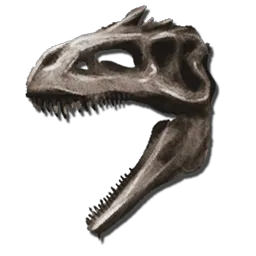 Traje de huesos de Giganotosaurus
