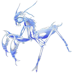 Disfraz fantasmal de Mantis